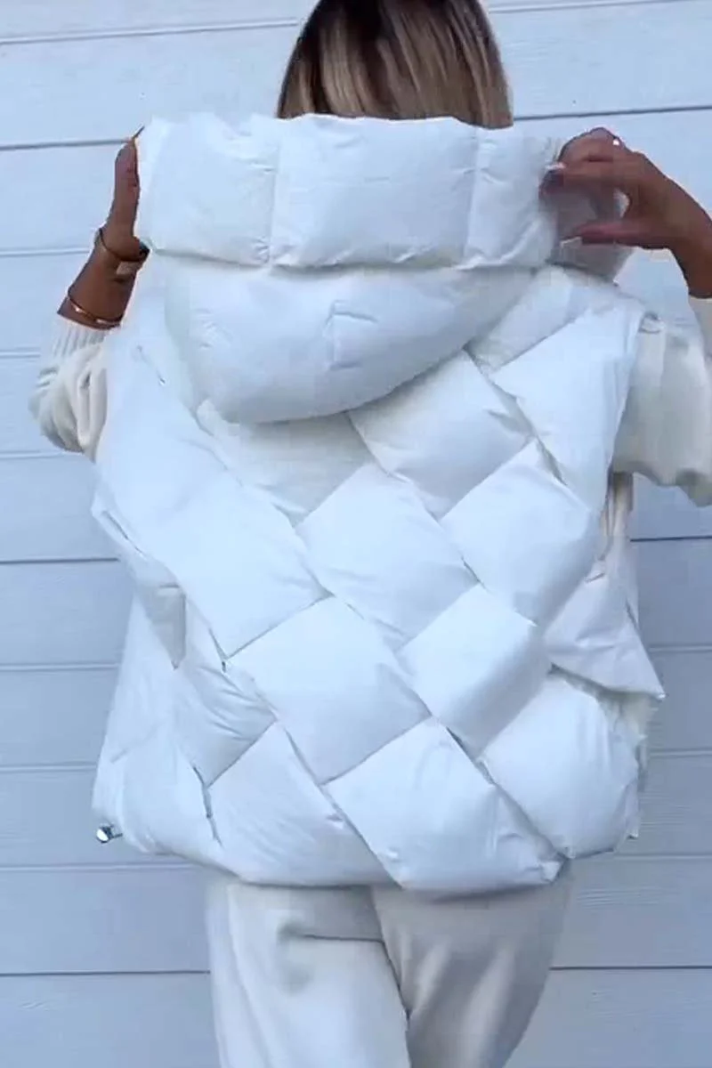 Women's Casual Hooded Sleeveless Jacket